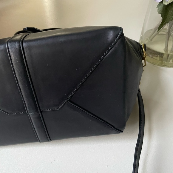 J Crew leather 2 way bag - Picture 3 of 5
